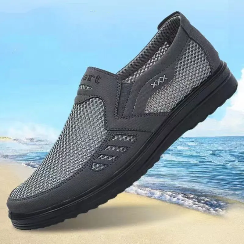 

Men Shoes Breathable Mesh Male Sneakers Slip-on Man Loafers Outside Sports Mens Shoe Casual Hard-Wearing Zapatos Para Hombres