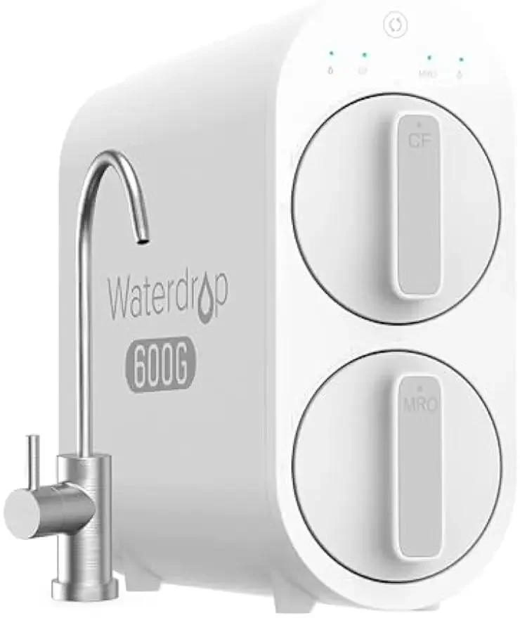 

Система обратного осмоса Waterdrop G2P600, сертификация NSF/ANSI 372, фильтр для воды 600, 7 этапов
