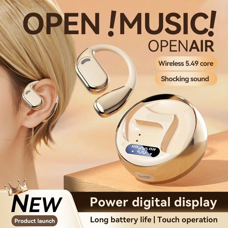 Smart Bluetooth headset wireless binaural simultaneous translation dual-mic noise reduction multi-language translation translator earbuds translator earphones translation headset