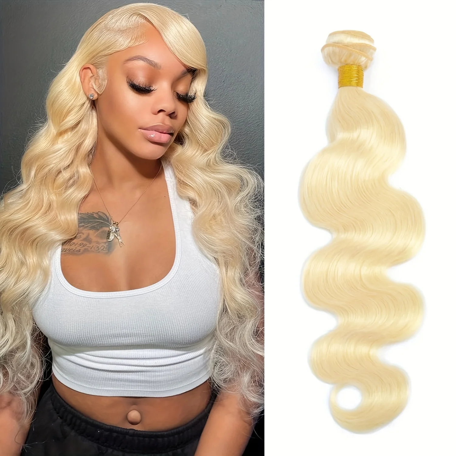 

Body Wave Bundles Human Hair 28 30 32 Inch 613 Blonde Bundles Human Hair Extensions 3 Bundles Brazilian Human Hair Bundle