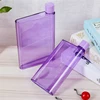 A5A6 Plastic Direct Drinking Pot INS Wind High Appearance Level Portable Mini Notebook Water Cup Summer Flat Kettle Print Logo 2