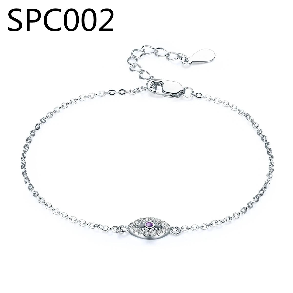 

SPC1 Silver Star Beaded Trouble Chain Link Bracelet for Women Silver Fashion Fine Jewelry Making