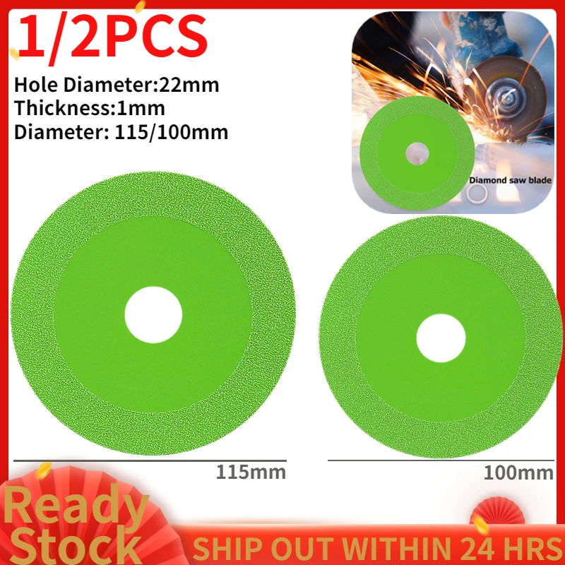 115mm Glass Cutting Disc Diamond Marble Saw Blade Ceramic Tile Jade