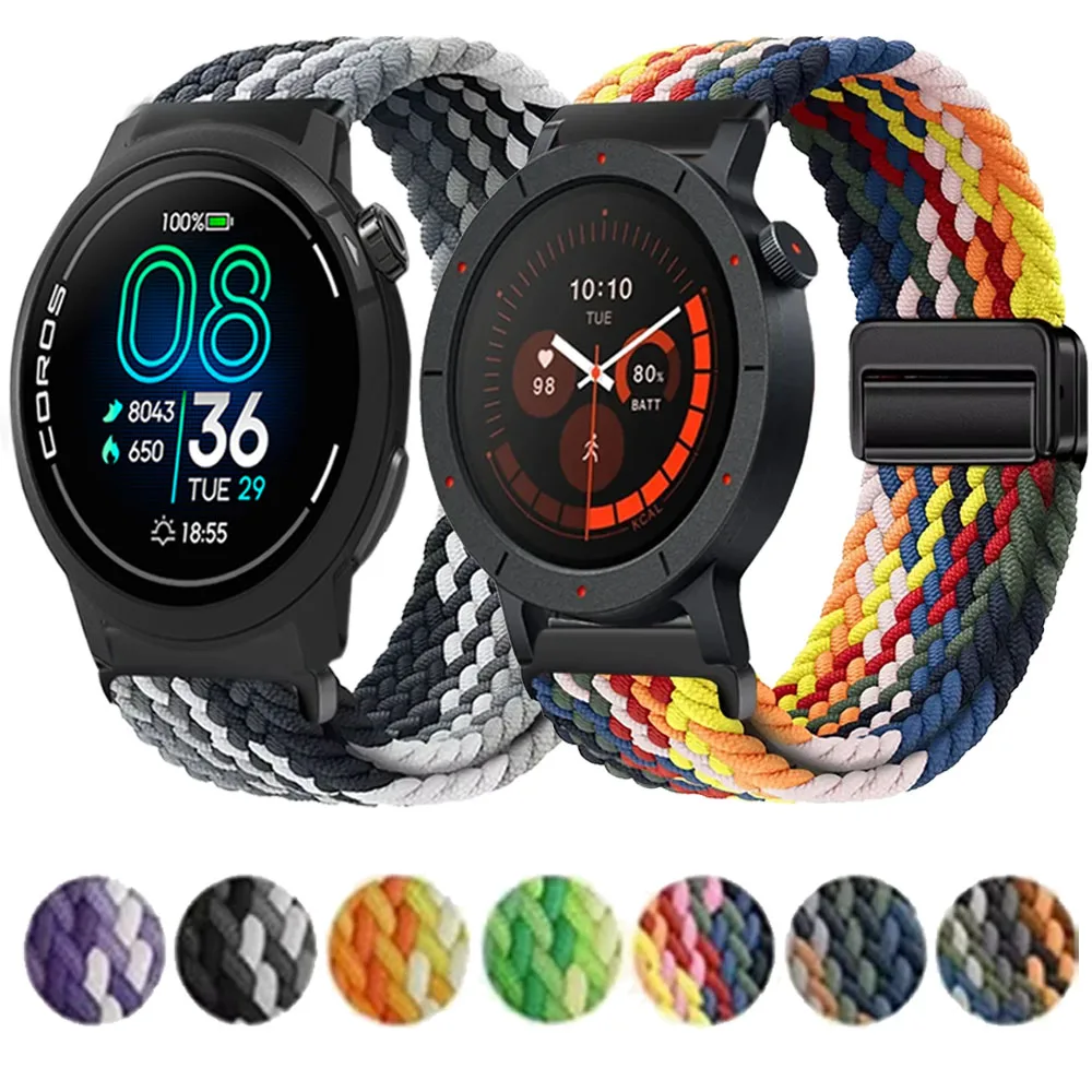 Premium Nylon Loop Watch Strap with Magnetic Closure - Universal Fit
