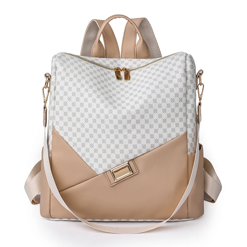 Luxury Backpacks Purse Soft Leather Waterproof Bagpack Preppy Style Student Bag Multifunction Mochilas Feminina Luxury Sac