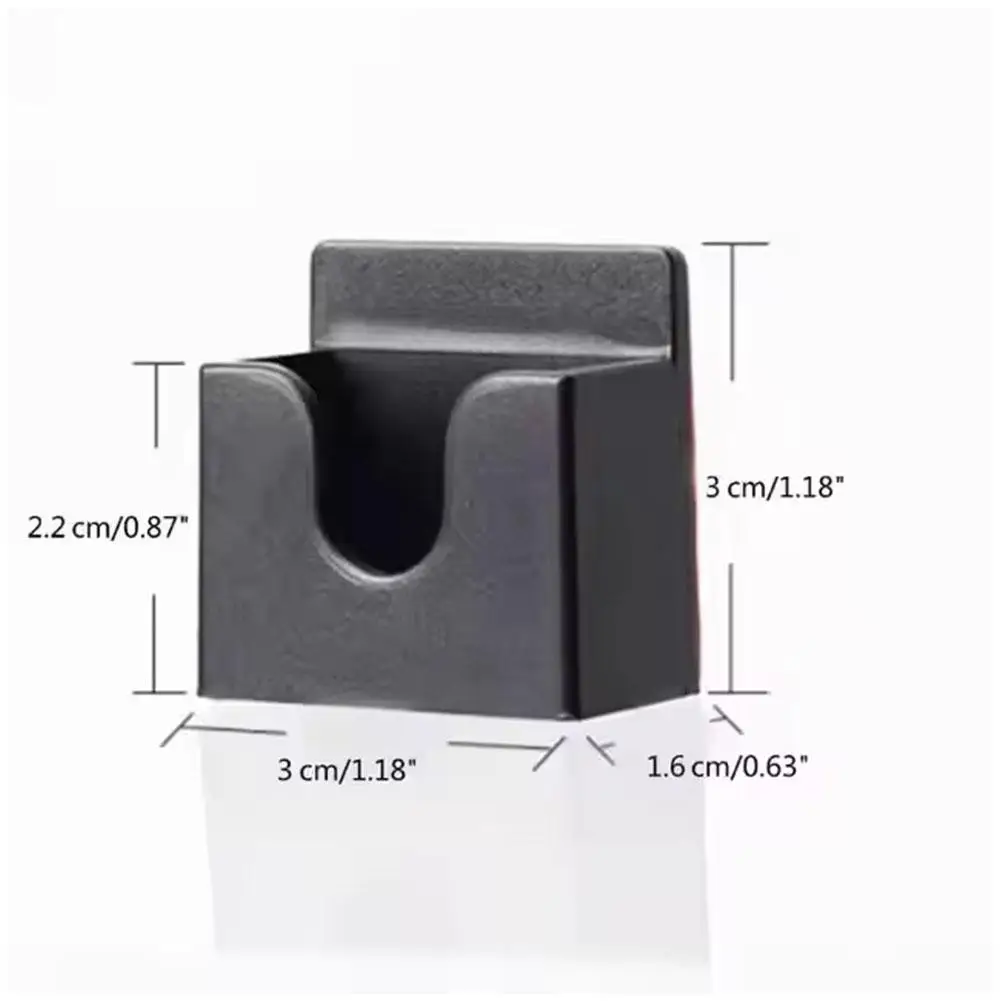 6-Pack Walkie Talkie Wall Mount Holder with Adhesive Clips and Hanging Hooks