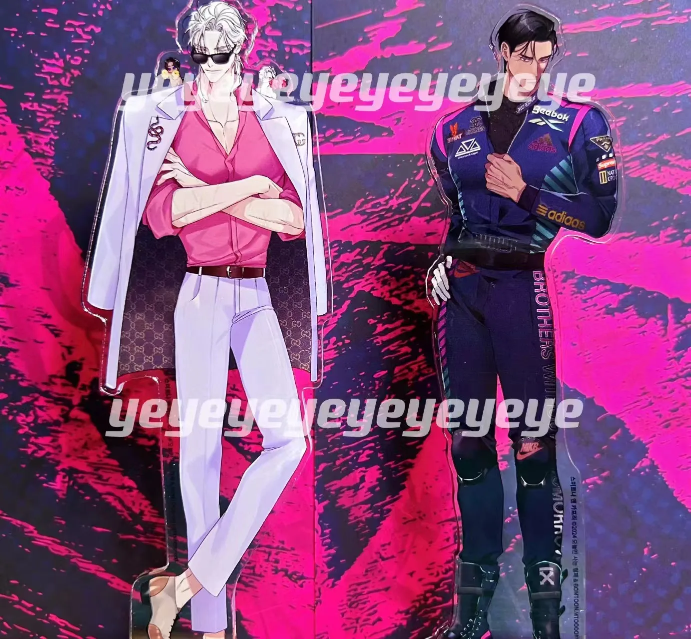 Anime Peripheral Accessories Smyrna and Capri Acrylic Stand Theo Peserus Seram Marita Anime Peripheral Desktop Display Accessories Room Decor Collection