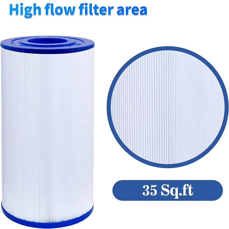 2 Pack Cryspool Spa Filter Compatible with Unicel C-4335 spa Filter 5 x 9 1/4, Filbur FC-2385, 03FIL1300,35 sq.ft, 4