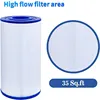 2 Pack Cryspool Spa Filter Compatible with Unicel C-4335 spa Filter 5 x 9 1/4, Filbur FC-2385, 03FIL1300,35 sq.ft, 4