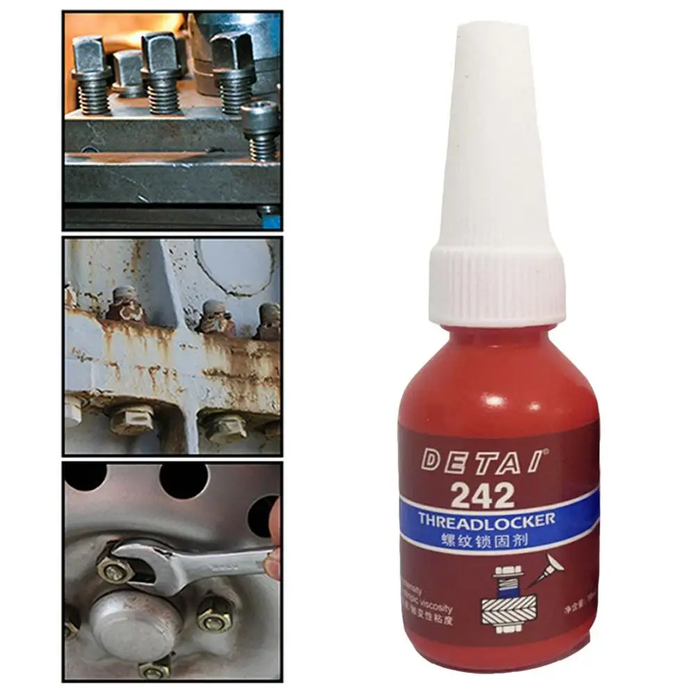 Description Picture 4 of item1 Bottle 10ml Anti-pressure Blue 242 Glue Anaerobic Screw Lock Adhesive Wire Sealing Anti-corrosion Thread Anaerobic Glue