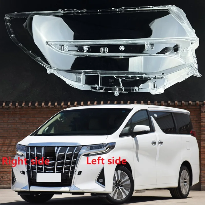 

Для Toyota Alphard 2018 2019 2020 2021 крышка передней фары налобный фонарь крышка объектива прозрачный абажур стеклянный корпус лампы маска