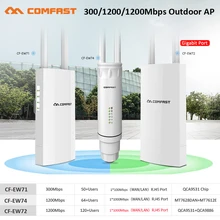 300 - 1200Mbps Long Distance Wi-Fi Outdoor AP/Repeater/Router Powerful High Gain 2.4 /5G Antennas Wifi Range Extender Amplifier