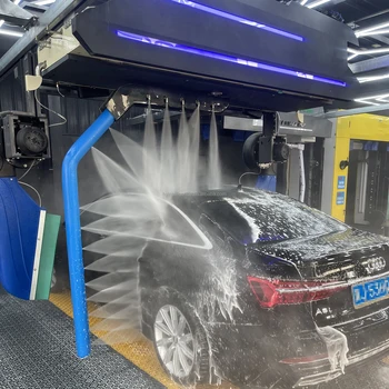 Sistema di lavaggio auto completamente automatico 360 Touchless con cannone in schiuma e applicazione tripla cera