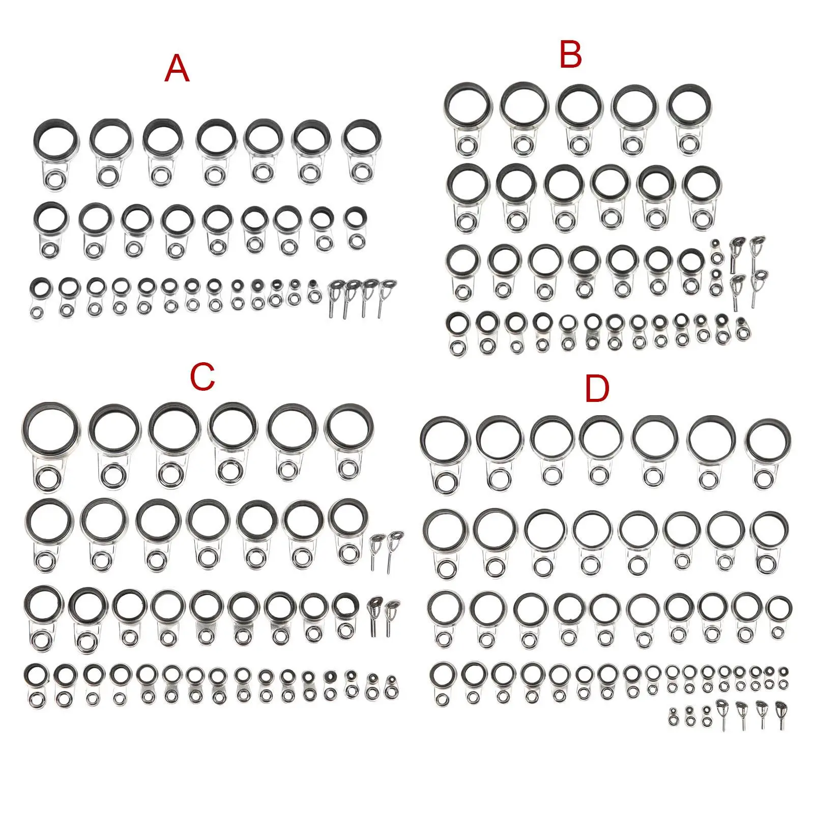 Fishing Rod Guides Wire Loop Stainless Steel for Replacement Accessories