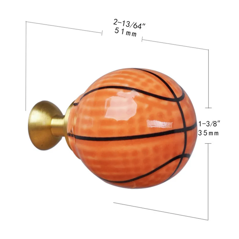 Pomos Para Cajones De Balones Deportivos, 6 Unidades, Para N | Cuotas