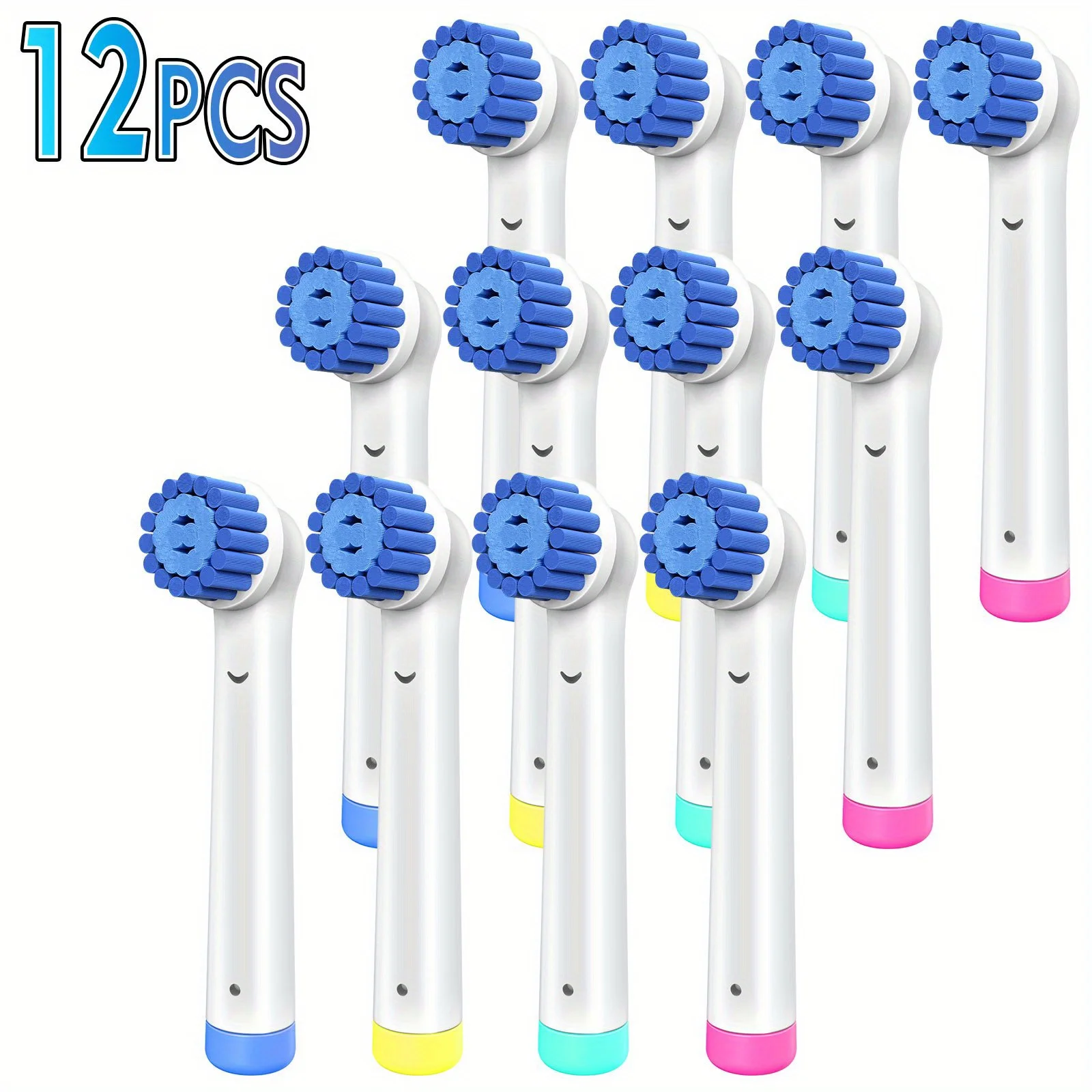 

Replacement Toothbrush Heads-12 Packs, Compatible with Oral-B Professional Gum Care Electric Toothbrush Heads Deep Cleansing