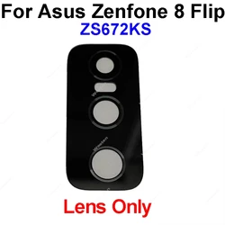 Rear Back Camera Lens Glass Replacement - Camera Lens Glass Repair Parts (8 Flip - ZS672KS)