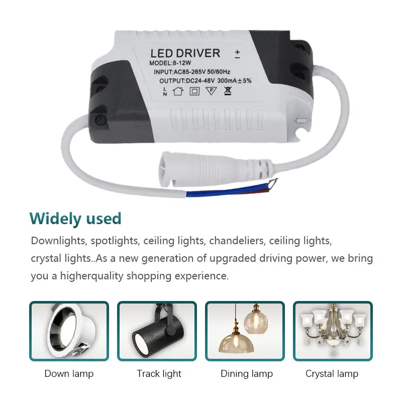รูปสินค้า แหล่งจ่ายไฟ LED สำหรับหลอดไฟและโคมไฟ