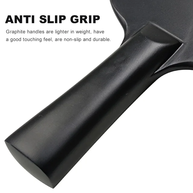 Full Graphite Table Tennis Blade, Lightweight Ping Pong Blade, Integrated Molding Pingpong Base Board for Attack, 100% Carbon 5