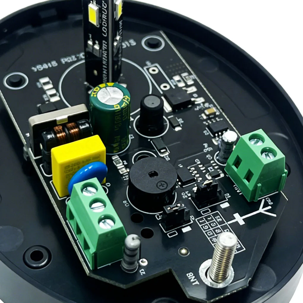 12V 220V LED 스트로브 경고등, 실외 벽걸이형 점멸 비상 경보 램프 (게이트 오프너용)