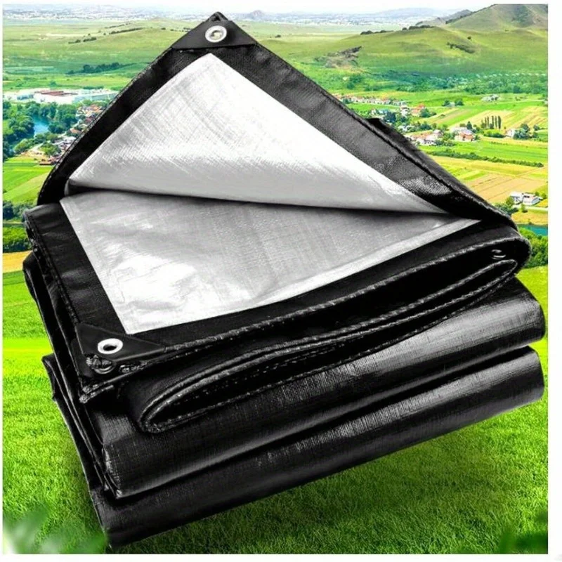 Rainproof Cloth, Tarpaulin, Thickened Waterproof and Sunscreen Plastic Cloth, Oil Outdoor Sun Shading and Rain Shielding