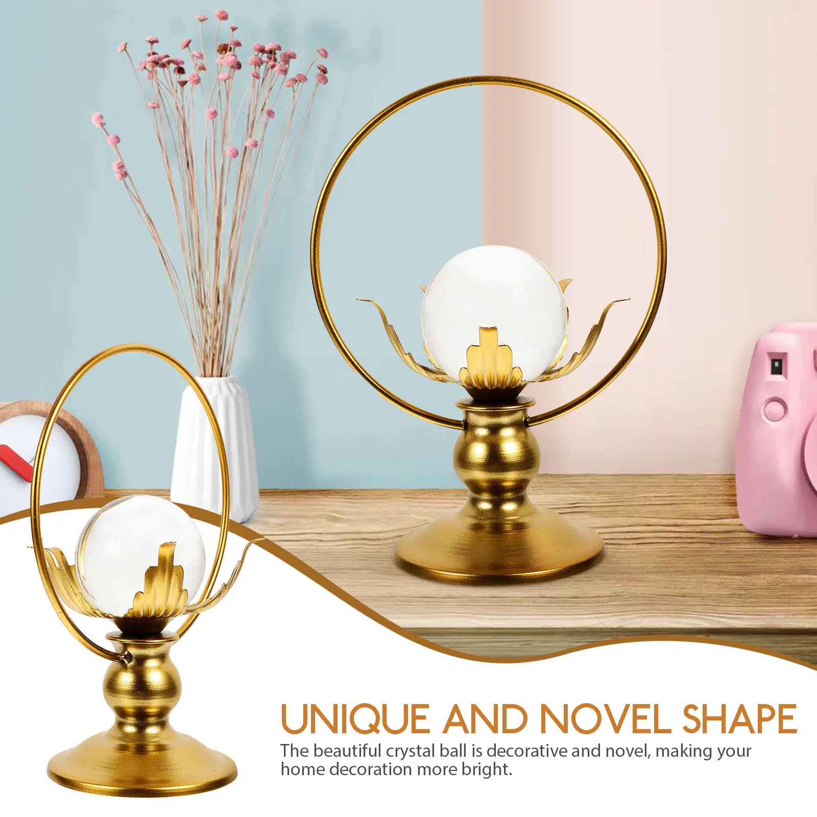 섬세한 크리스탈 장식 독특한 트로피 모양 - 지속적인 장식품 홈 데코 선물 크리스탈