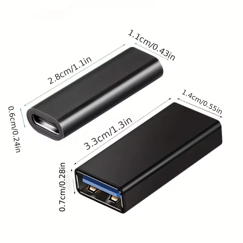 USB Type-C 암-암 3.0 양방향 인터페이스 수-암 변환기 수형 헤드 연장 데이터 라인 수-암 연결선