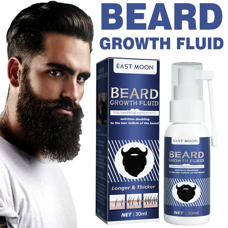 Fast Absorption Beard Growth Liquid Men's Beard Growth Care Maintenance Liquid Moisturizing Beard Thick Growth Care Products