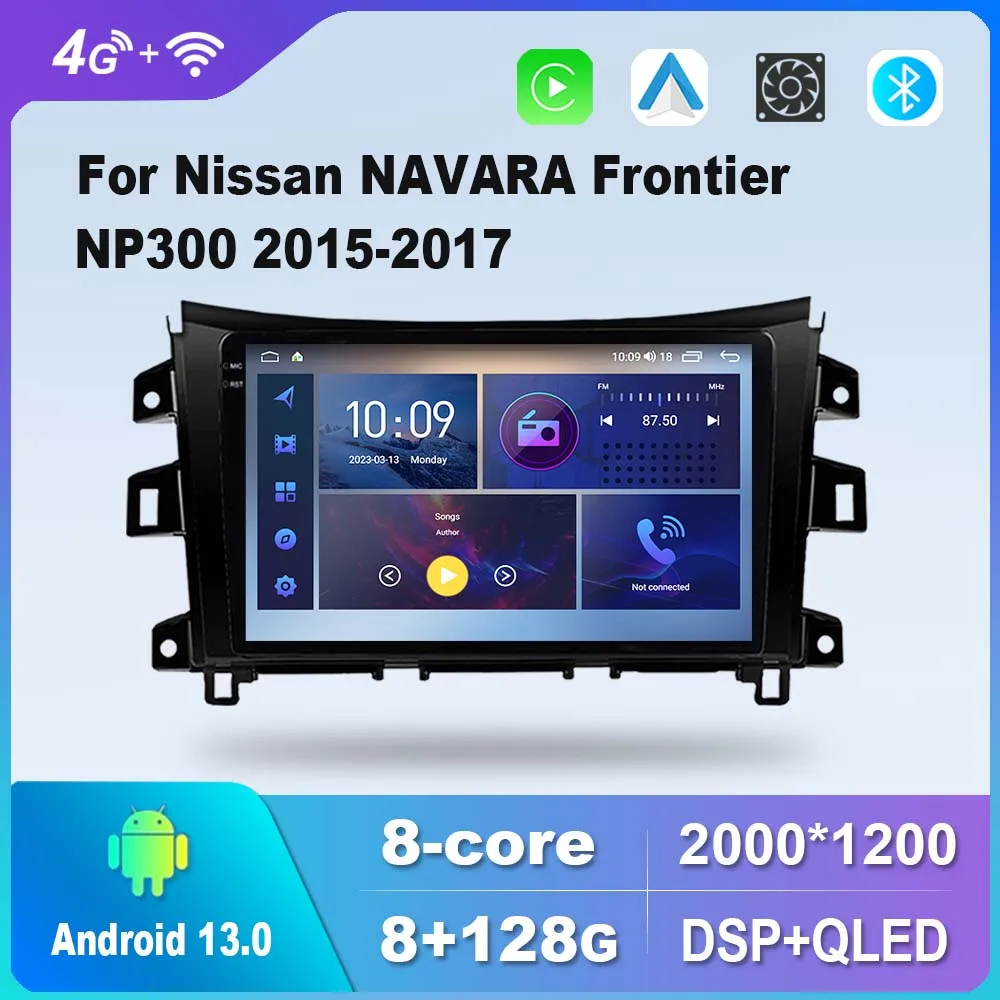 Android 12.0 For Nissan NAVARA Frontier NP300 2015 2017 Multimedia