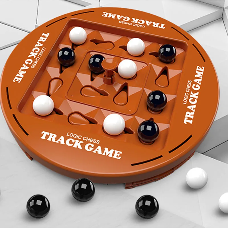 Board Game Board Game Toy Chess Game Fun Table Top Orbital Logic Chess Board Game Track Logic Board Strategy for Kids Adults Family Party Games