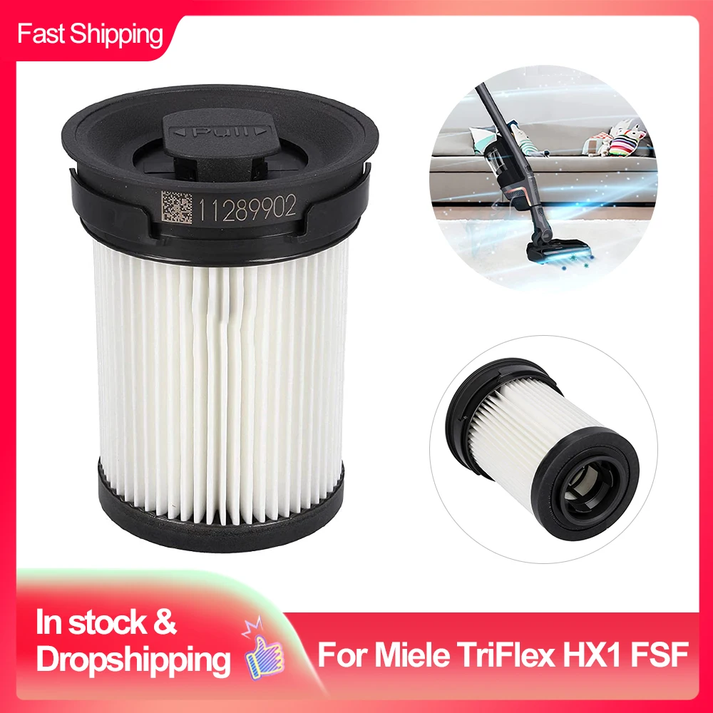 1pcWashableFilterSuitableForMieleTriFlexHX1FSFVacuumCleaner
