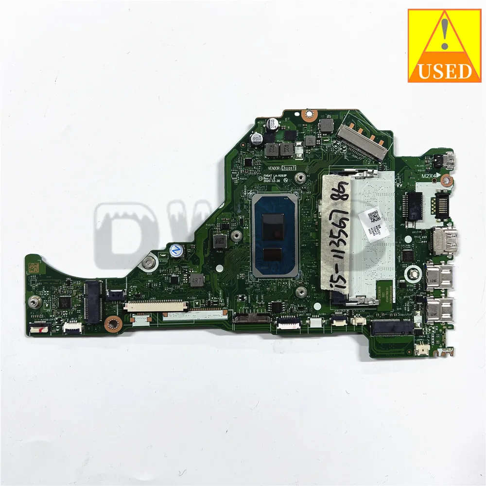 

Laptop Motherboard Used LA-K093P for Acer A514-54 with SRK05 i5-1135G7 8G SRK02 I7-1165G7 4GB Fully Tested