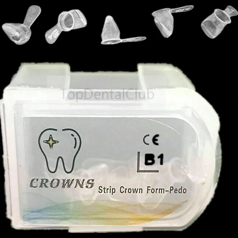 

5Pcs/Set Dental Composite Resin Kids Crowns Pediatric Deciduous Primary Anterior Crown Children Upper Lower Dentistry Therapy