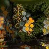 Vintage Golden Plant Flowers Stickers 3