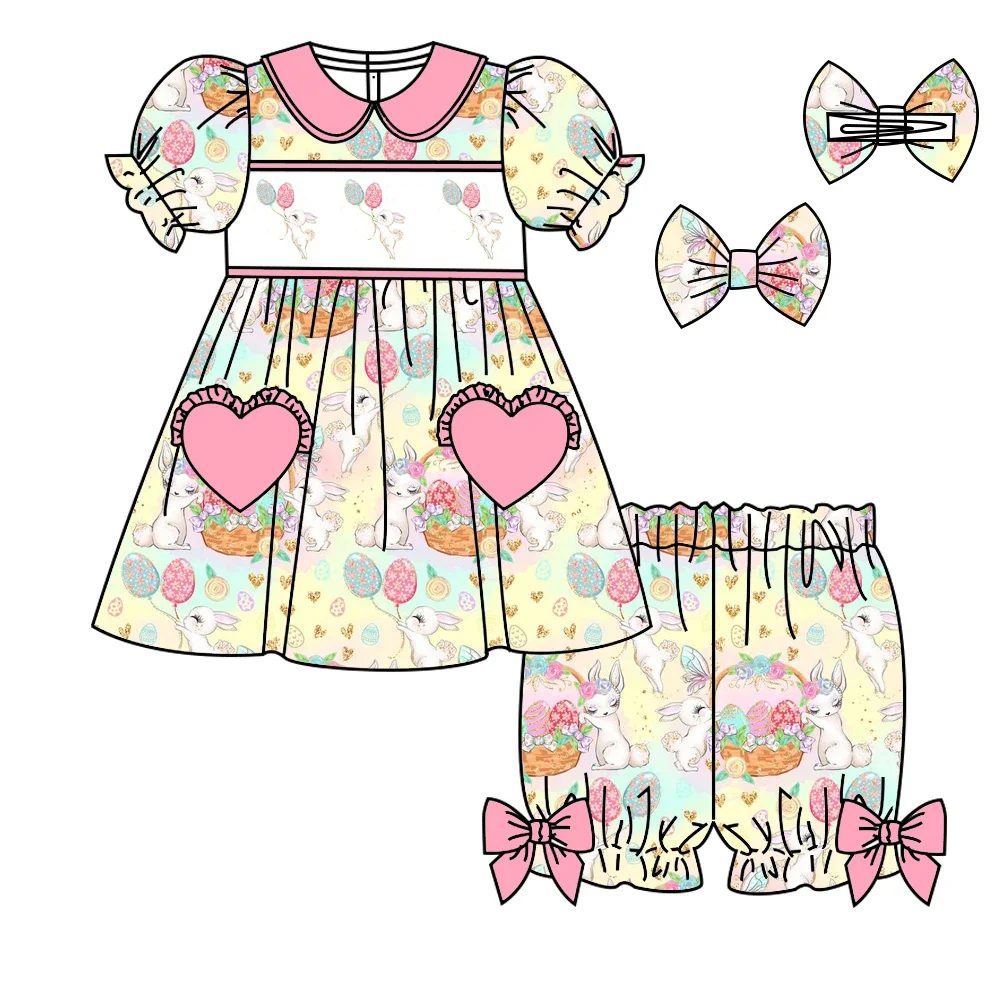Pijama Infantil Menina 2 Peças - Estampa De Coelho E Flores, Conforto E Fácil Vestir