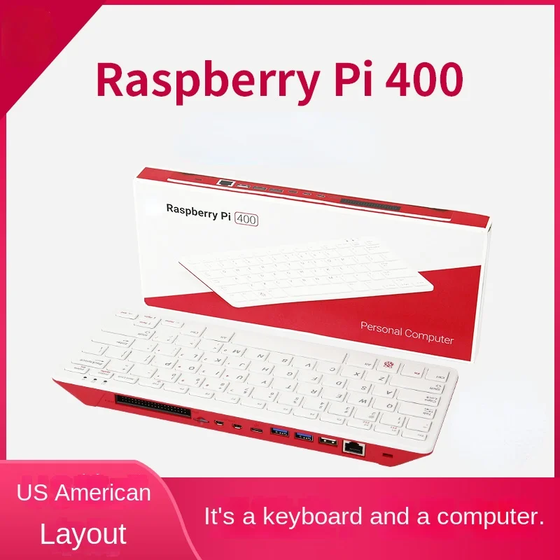 Raspberry Pi 400 Kit 4B Scheda Di Sviluppo Tastiera Computer All-In-One
