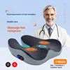 Massage Cushion office sitting caudal vertebra decompression vibration heating mat cushion PC training mat 1