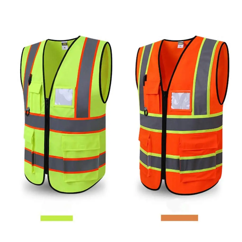 

Reflective Engineer Work Reusable Jacket Size with Pockets
