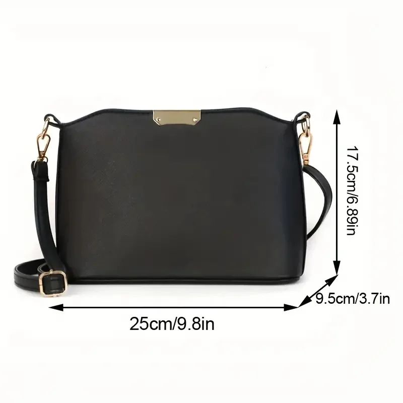 Quilted Shoulder Bag For Women Textured PU Leather Adjusted Strap Crossbody Bags For Daily Used elegant crossbody bag women handbags leather shoulder bag pu crossbody bag