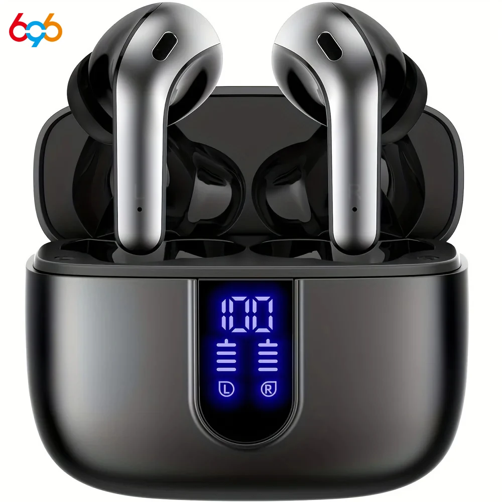Touch Control Bluetooth 5.0 Headphones Wireless Headset Sports with Mic Support TF Card for Pc Phone main image 1