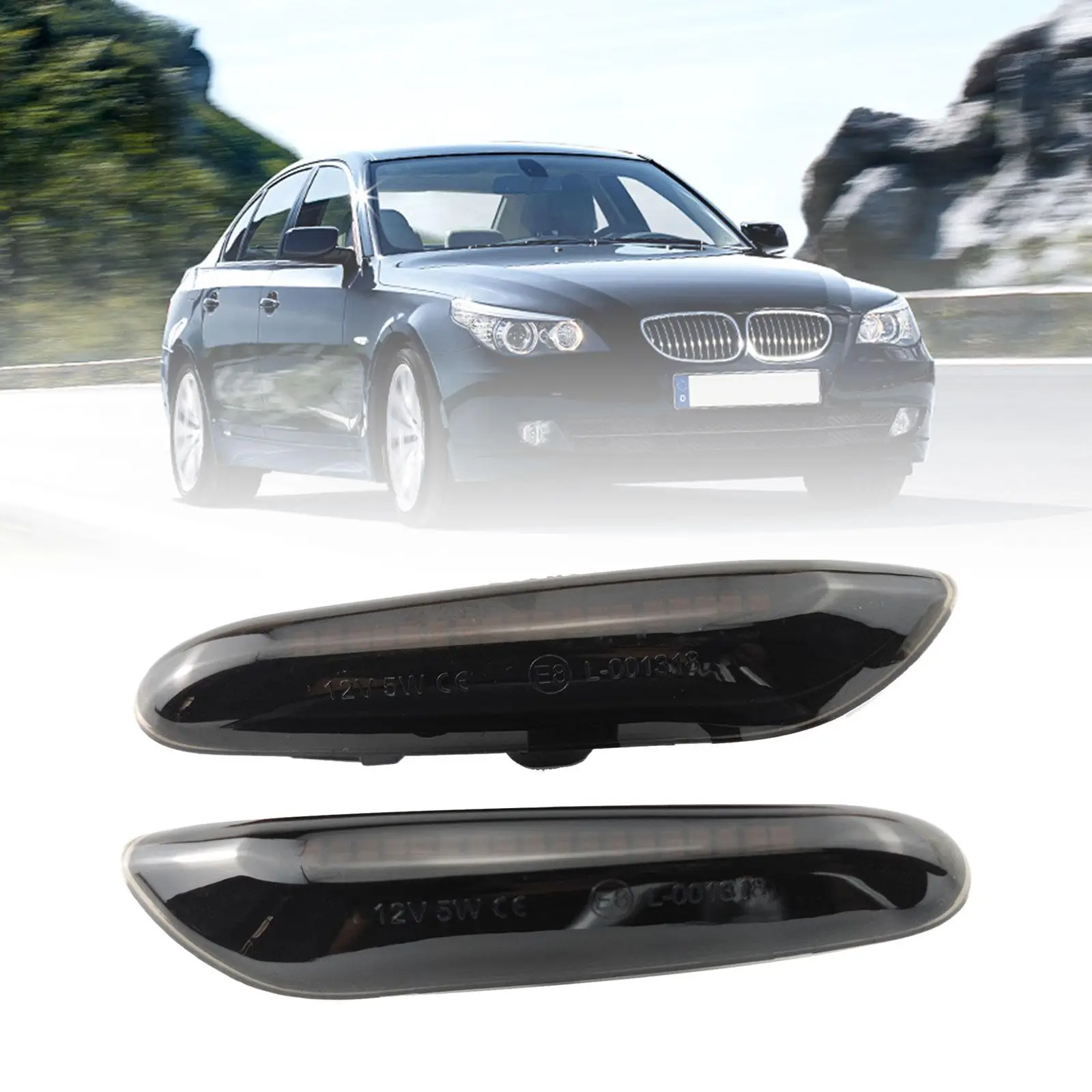 2X Lampadina A Led Fluente Fender Side Marker Light Assembly Indicatore Di Direzione Lampada Dynamic Led Side Marker Lights Per Bmw E92/E93