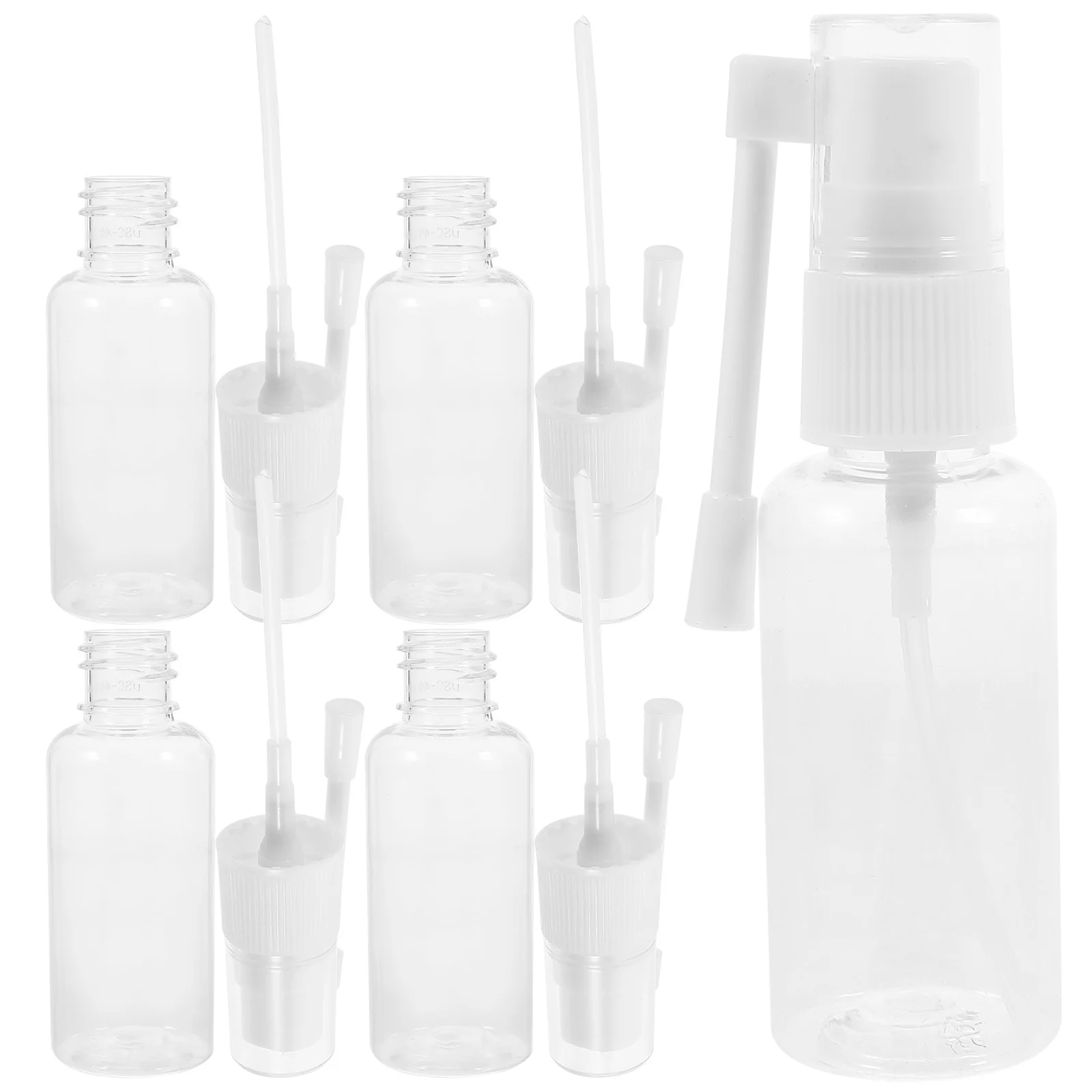

5 Pcs Spray Bottle Bulk Bottles Plastic Nasal Travel Empty Saline for Nose Tiny