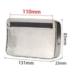Automatic Cigarette Rolling Machine and Storage Case, 70mm Tobacco Roller and Paper Holder (A3)