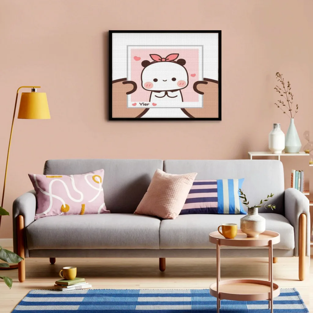 

Panda Bear Hug Bubu Dudu Diamond Painting Full Diamond Mosaic Embroidery Home Decor New