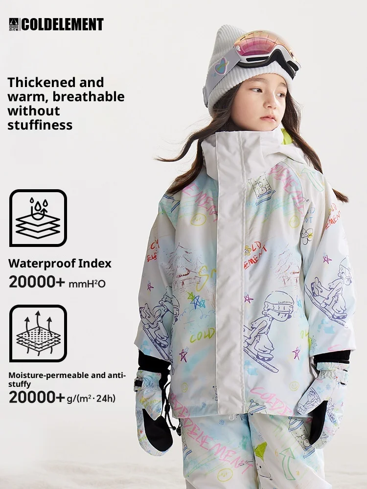 New Versatile Single And Double Board Ski Suits, Children'S Ski Suits And Pants, Outdoor Warm Snow Jackets For Men Women