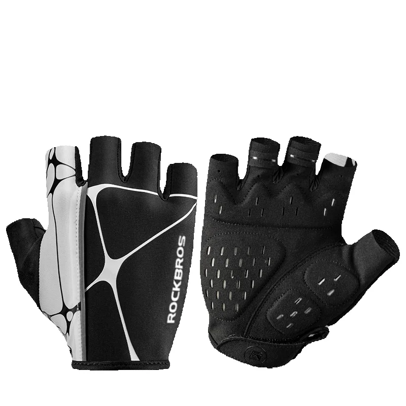 Gants courts d'été pour route de montagne Locke Brothers, équipement de cyclisme à demi-doigts pour hommes et femmes_voghion.com