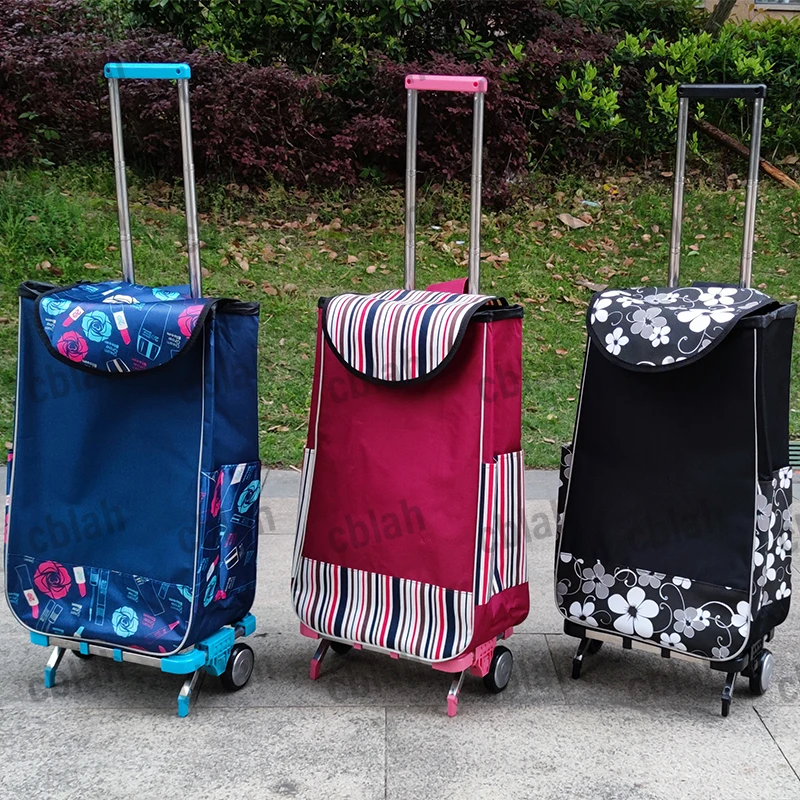 Trolly Bag Shopping Bag On Wheels Grocery Bag With Wheels TMZ