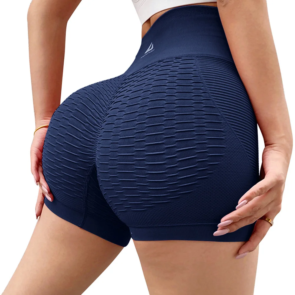 Yoga Shorts for Women Butt Lifting Running Shorts Tummy Control Exercise Fitness Shorts for Gym Running Workout Athletic