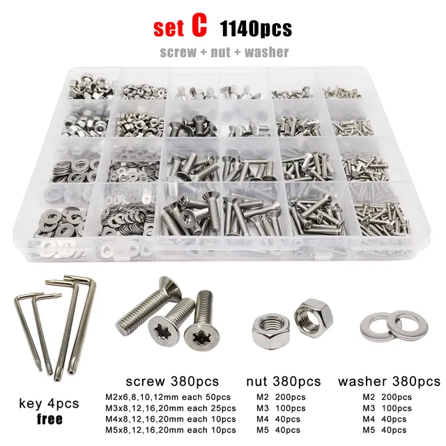 set C 1140pcs