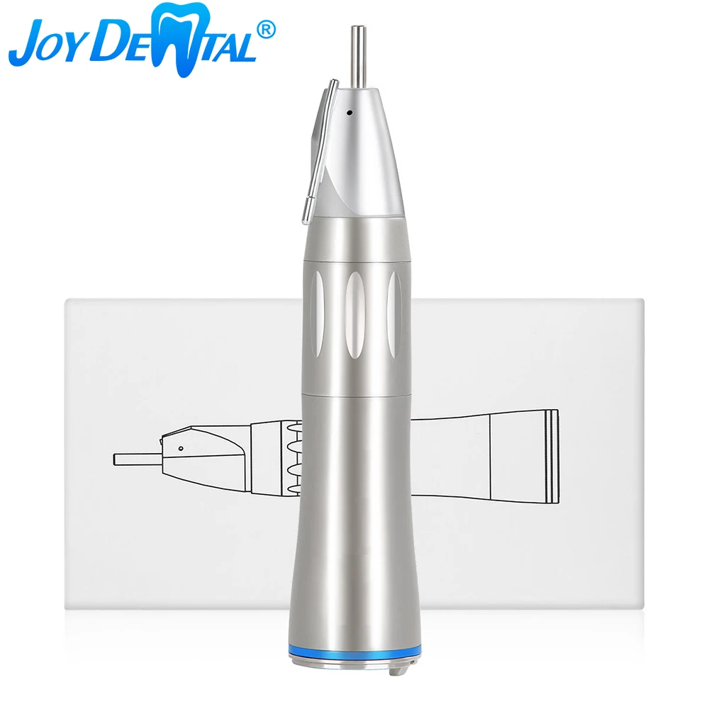 

Dental 1:1 Optic Fiber Low Speed Handpiece for 2.35mm Bur Straight Nose Cone Surgical Dentisit Tool Inner/External Water Spray